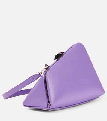 Clutch Midnight Mini aus Leder | The Attico