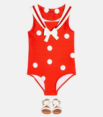Sailor polka dot swimsuit | Mini Rodini