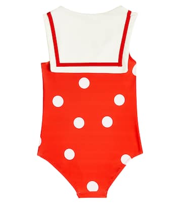 Sailor polka dot swimsuit | Mini Rodini
