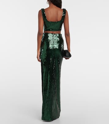 Top Beating Heart mit Pailletten | Galvan