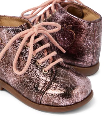 Baby Stand Up leather booties | Pom d'Api