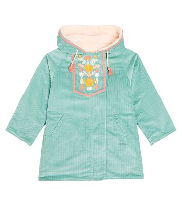 Bacani embroidered cotton corduroy coat | Louise Misha