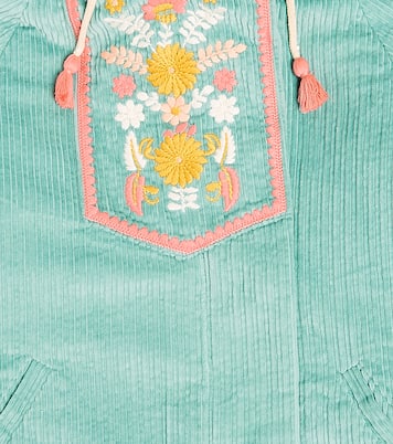 Bacani embroidered cotton corduroy coat | Louise Misha