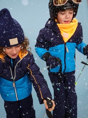 Fritz colorblocked down ski jacket | Bogner Kids