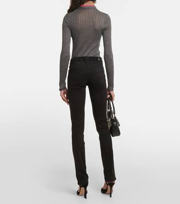 High-Rise Straight Jeans | 7 For All Mankind