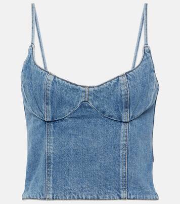 Denim bustier | Magda Butrym
