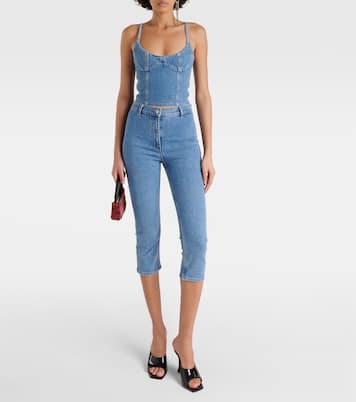 Denim bustier | Magda Butrym