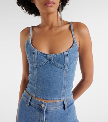 Denim bustier | Magda Butrym