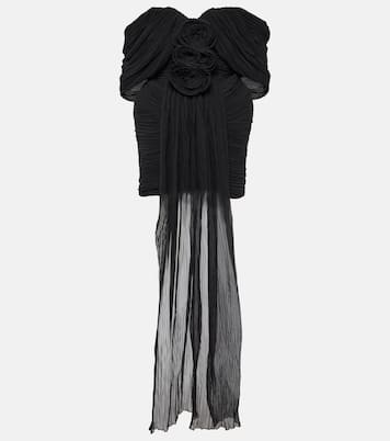 Robe en soie à fleurs | Magda Butrym