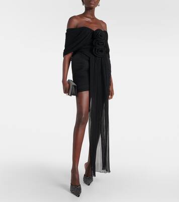 Robe en soie à fleurs | Magda Butrym