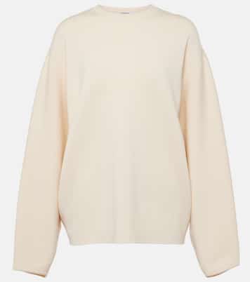 Pull oversize en laine et coton mélangés | Fforme