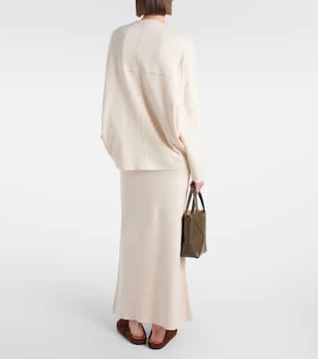 Pull oversize en laine et coton mélangés | Fforme