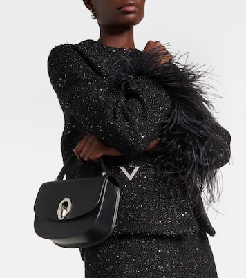 Tote Bag Tondo Mini aus Leder | Savette