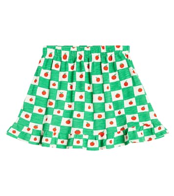Printed gathered cotton skirt | Bobo Choses