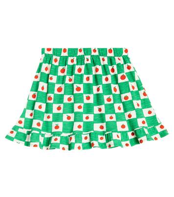 Printed gathered cotton skirt | Bobo Choses