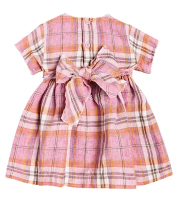 Baby - Abito in lino a quadri | Il Gufo