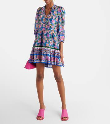 Robe Hawken en soie à fleurs | Veronica Beard