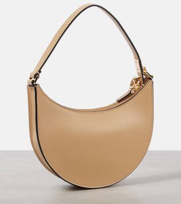 VLogo Signature raffia-effect shoulder bag | Valentino Garavani