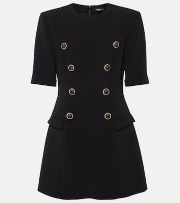 فستان قصير من الكريب | Balmain