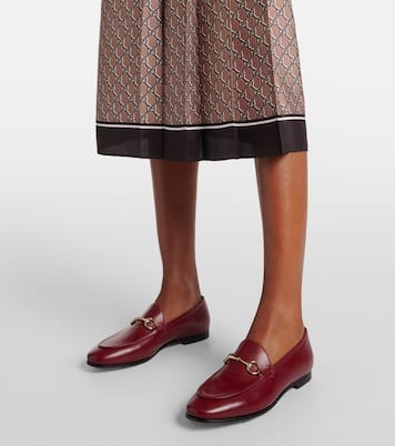 Gucci Jordaan Horsebit leather loafers | Gucci