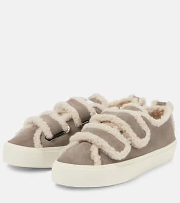 Sneakers in suede con shearling | Inuikii