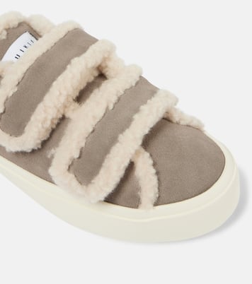 Sneakers in suede con shearling | Inuikii