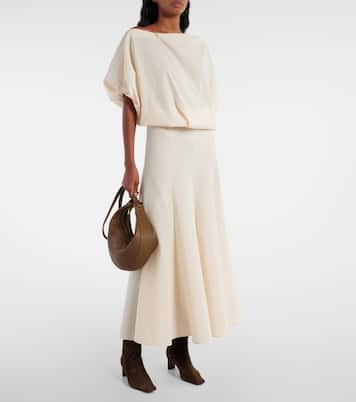 Lenno 실크 코튼 맥시 스커트 | Khaite