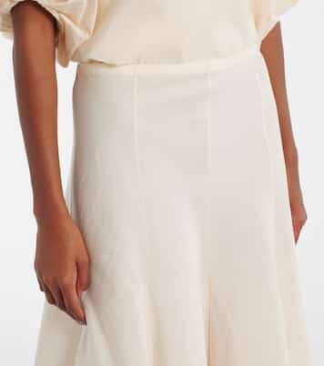 Lenno 실크 코튼 맥시 스커트 | Khaite