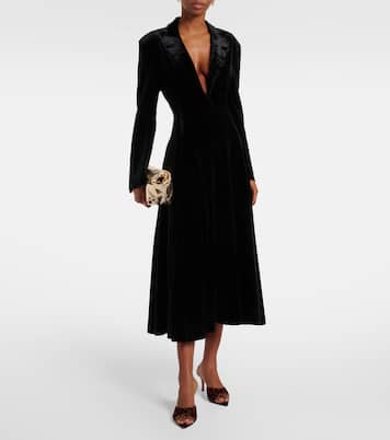 Pantoletten 70 aus Samt | Gianvito Rossi