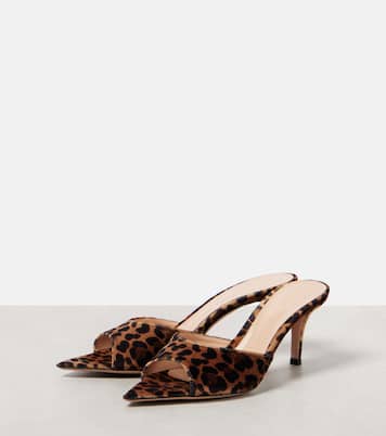 Pantoletten 70 aus Samt | Gianvito Rossi