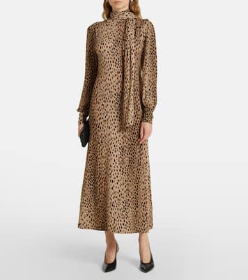 Abito lungo Avalon a pois | Rixo