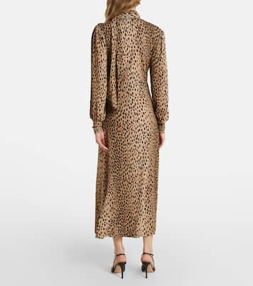 Abito lungo Avalon a pois | Rixo