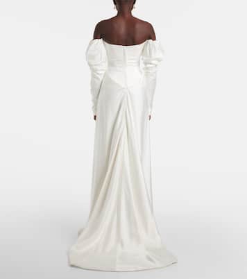 Bridal Ember off-shoulder satin corset gown | Vivienne Westwood