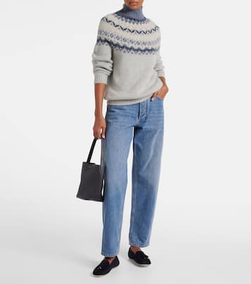 Mokassins Dot Sole Walk aus Veloursleder | Loro Piana