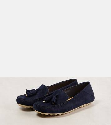 Mokassins Dot Sole Walk aus Veloursleder | Loro Piana