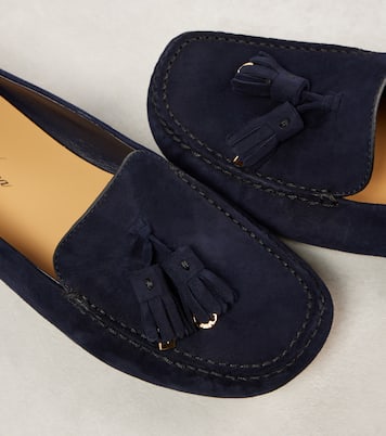 Mokassins Dot Sole Walk aus Veloursleder | Loro Piana