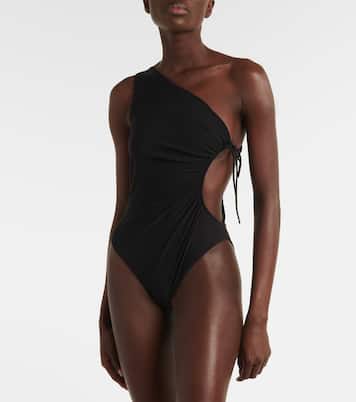 Gathered one-shoulder swimsuit | Saint Laurent