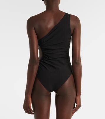 Gathered one-shoulder swimsuit | Saint Laurent