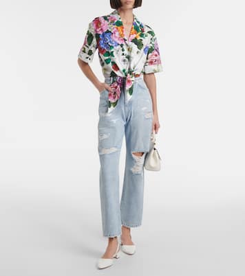 Bridal Aspro 30 leather slingback pumps | Manolo Blahnik