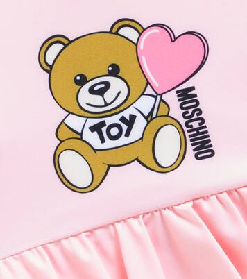 Baby Teddy Bear ruffled swimsuit | Moschino Kids