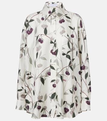 Printed silk twill shirt | Stella McCartney