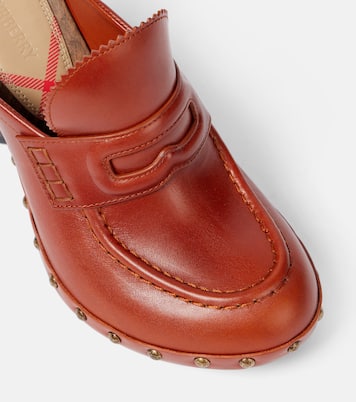 75 leather mules | Burberry