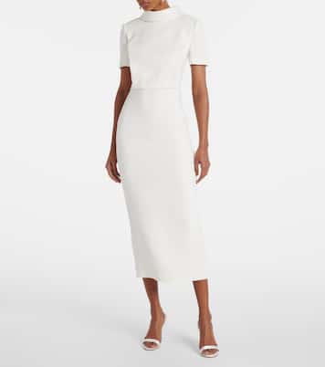 Bridal cady midi dress | Roland Mouret