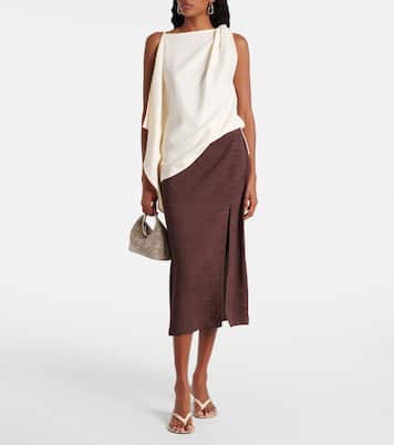 Juliette 45 leather thong sandals | Amina Muaddi