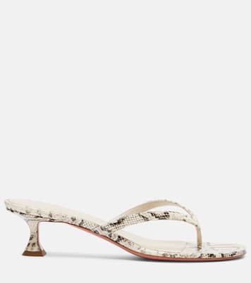 Juliette 45 leather thong sandals | Amina Muaddi