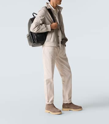 Leather backpack | Brunello Cucinelli