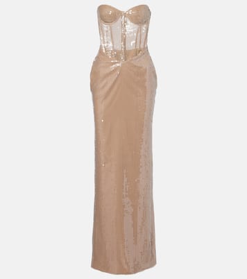 Robe bustier Tara à sequins | The New Arrivals Ilkyaz Ozel