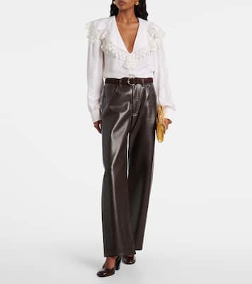 Farren 85 croc-effect leather pumps | Jimmy Choo