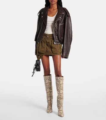 Lavinia 100 leather knee-high boots | Paris Texas