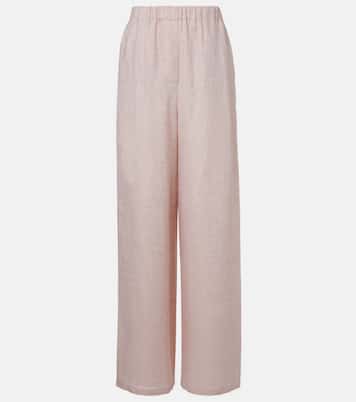 Weite Hose Valerio aus Leinen | Loro Piana